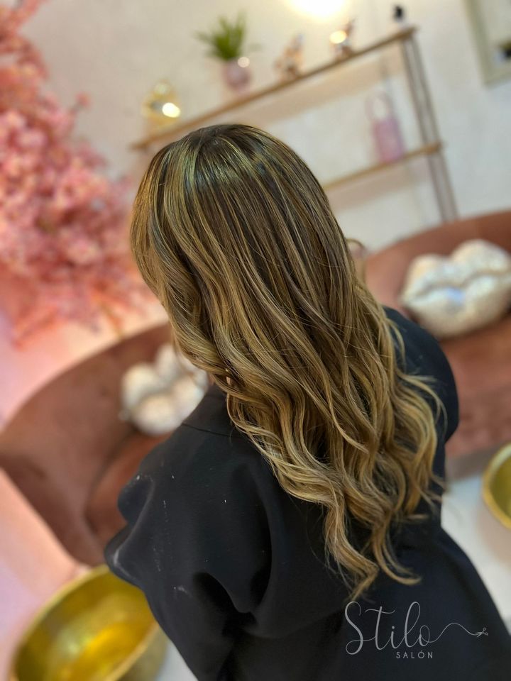 Balayage hecho en Stilo Salón, Roma Norte, CDMX