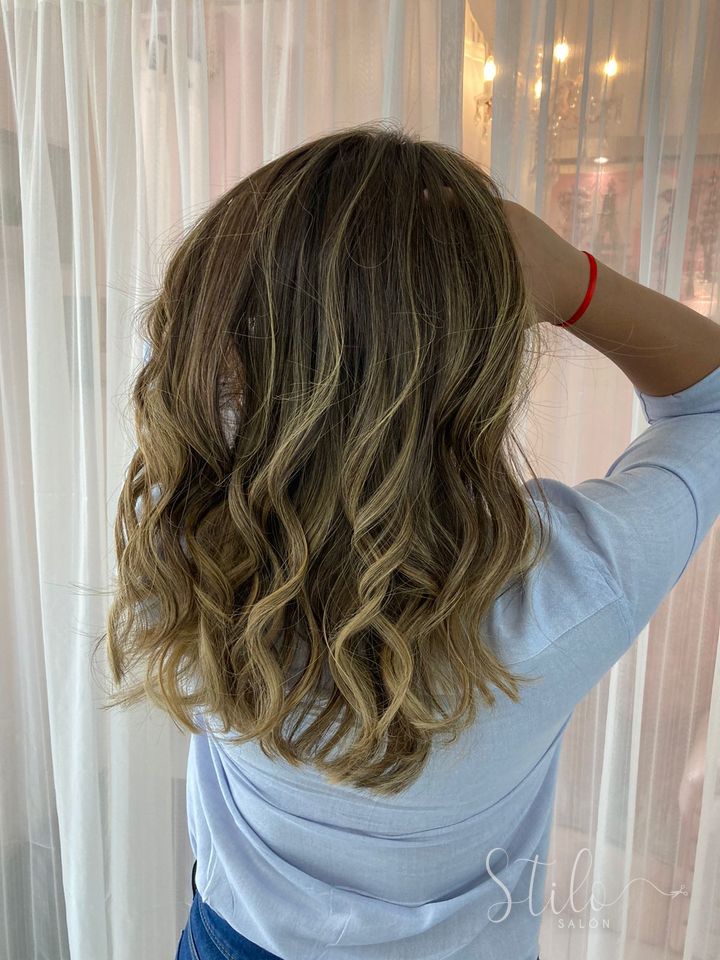 Balayage hecho en Stilo Salón, Roma Norte, CDMX
