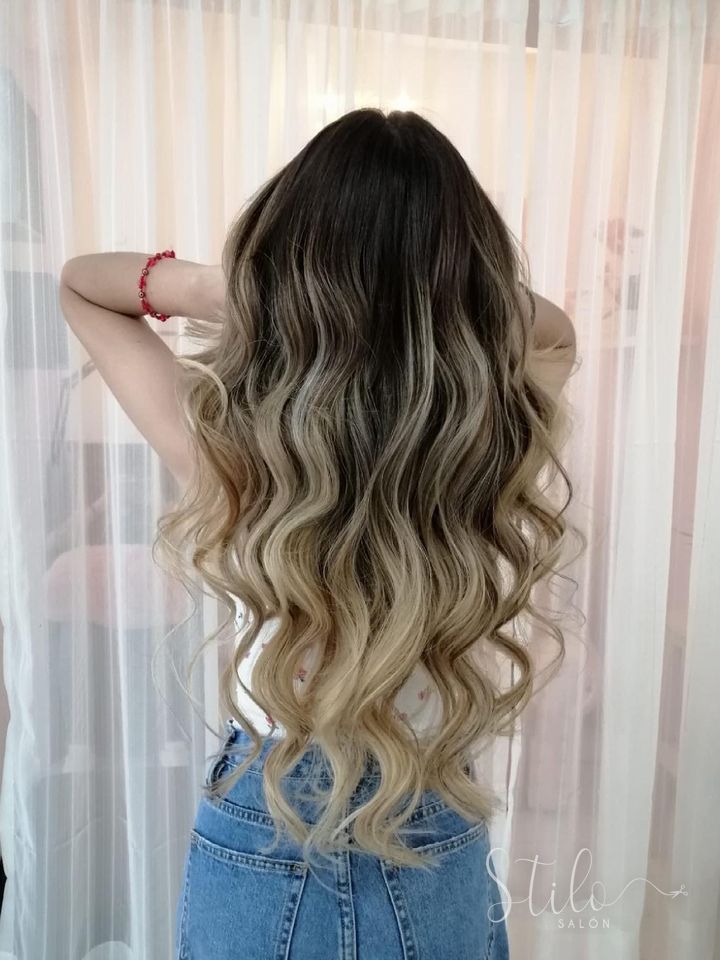 Balayage hecho en Stilo Salón, Roma Norte, CDMX