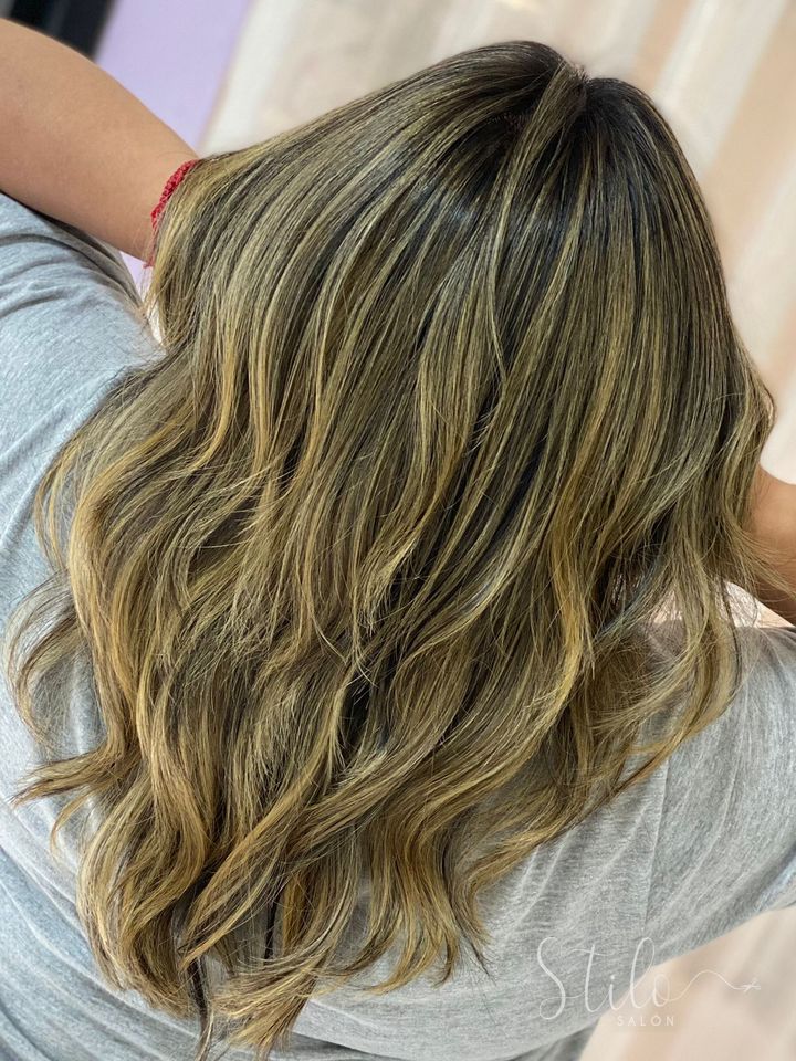 Balayage hecho en Stilo Salón, Roma Norte, CDMX