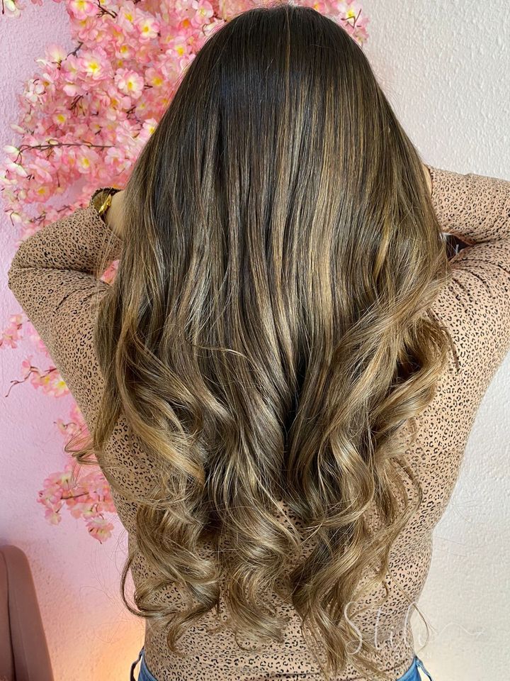 Balayage en cabello largo con barrido suave, Stilo Salón Roma Norte