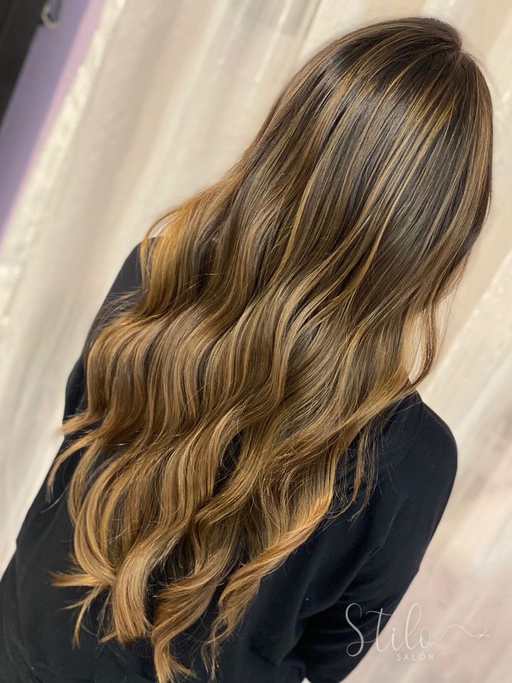 Balayage hecho en Stilo Salón, Roma Norte, CDMX
