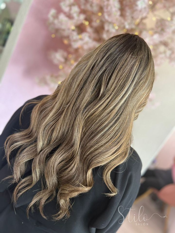 Balayage hecho en Stilo Salón, Roma Norte, CDMX