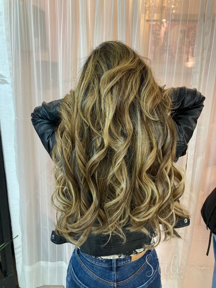 Balayage hecho en Stilo Salón, Roma Norte, CDMX