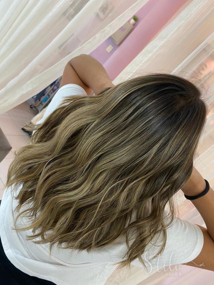 Balayage hecho en Stilo Salón, Roma Norte, CDMX