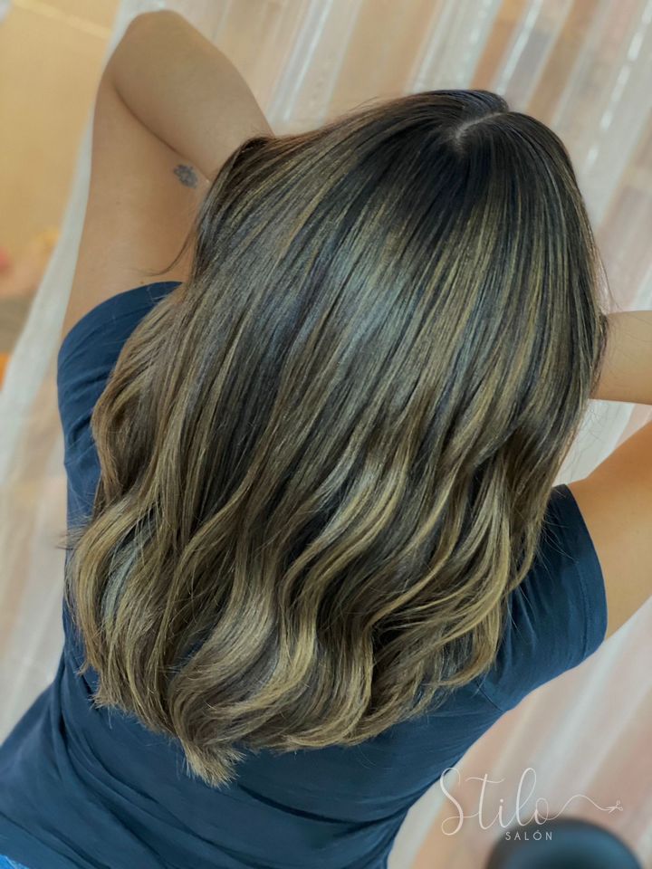 Balayage hecho en Stilo Salón, Roma Norte, CDMX