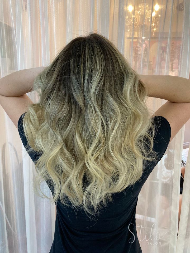 Balayage hecho en Stilo Salón, Roma Norte, CDMX
